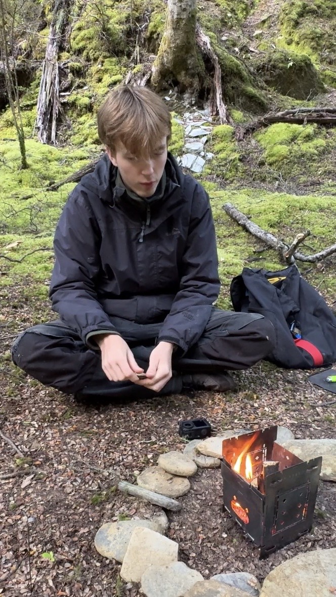 By the campfire
