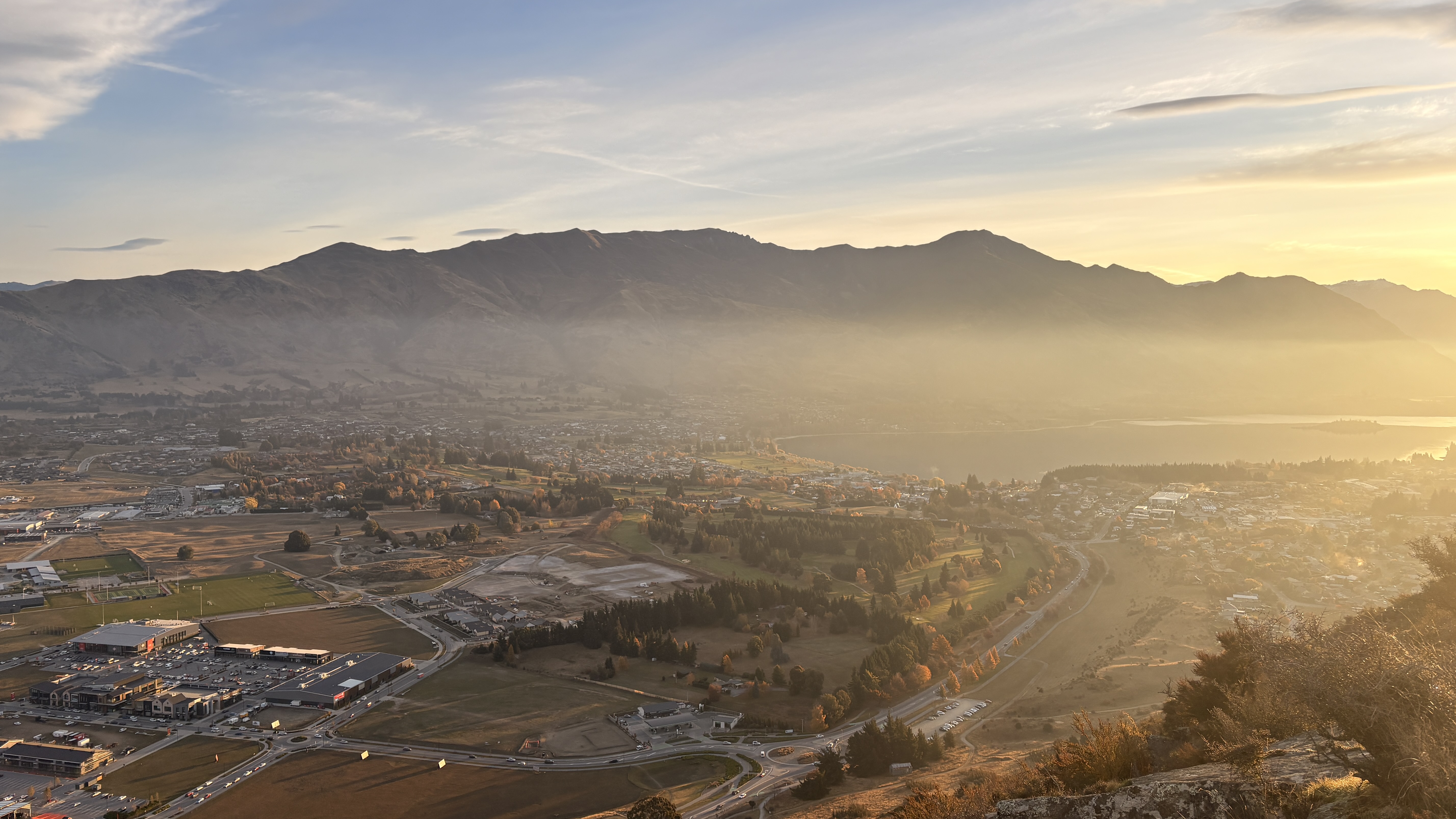 Wanaka From Mt Iron Summit